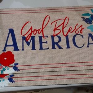2 Sassafras God Bless America Swirch Mat inserts
